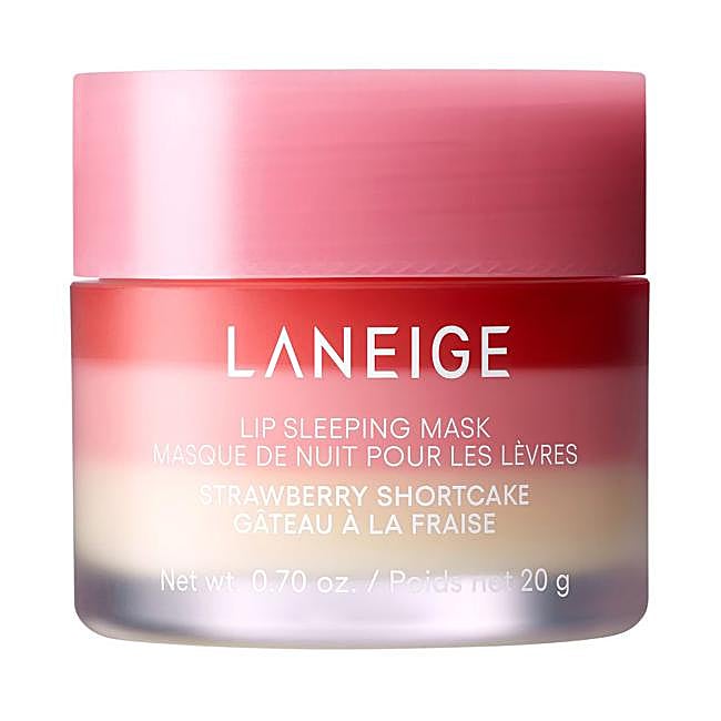 Mascarilla de noche para labios de Laneige.